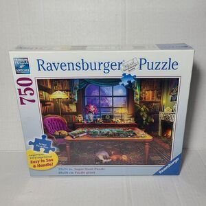 Ravensburger Puzzler's Place 16 4448 Large Format 750pc Complete ReSealed